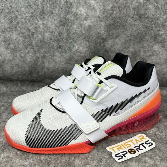 Nike Romaleos 4 SE Lifting Shoes Mens Size 15 Rawdacious Pink White DJ4487-121 - Picture 1 of 8